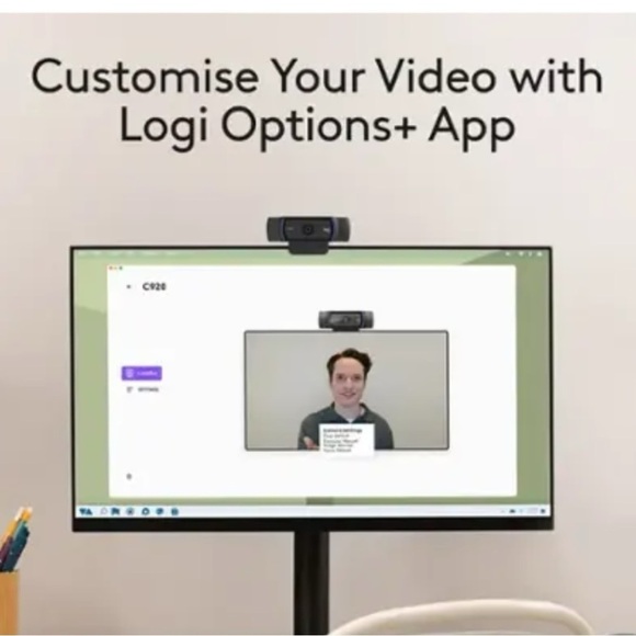 Logitech C920s Pro 1080  HD Webcam Video Conferencing, Streaming, Gaming Webcam - Picture 16 of 16